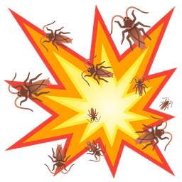 collision and cockroach