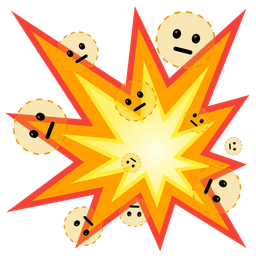 collision and dotted line face