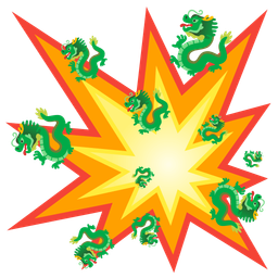 collision and dragon