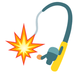 collision and fishing pole