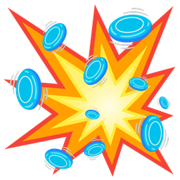 collision and flying disc