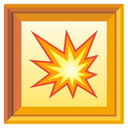 collision and framed picture