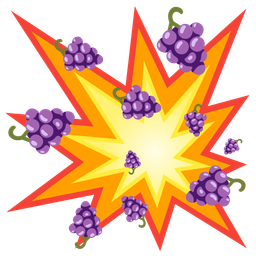 collision and grapes
