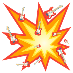 collision and guitar