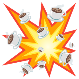 collision and hot beverage