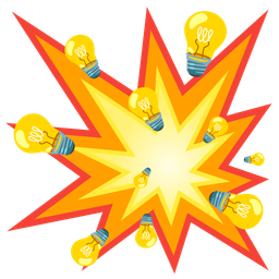 collision and light bulb