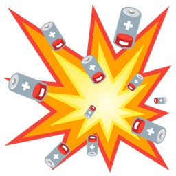 collision and low battery