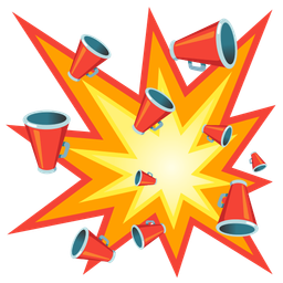 collision and megaphone