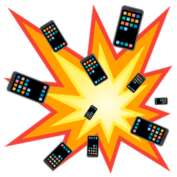 collision and mobile phone