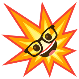 collision and nerd face