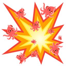 collision and octopus