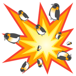 collision and penguin