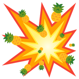 collision and pineapple