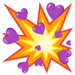 collision and purple heart