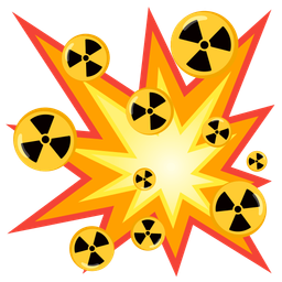 collision and radioactive