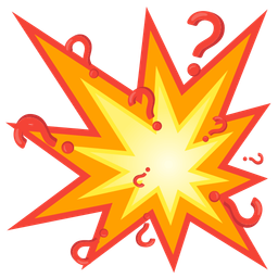 collision and red question mark