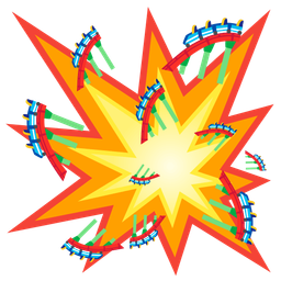 collision and roller coaster