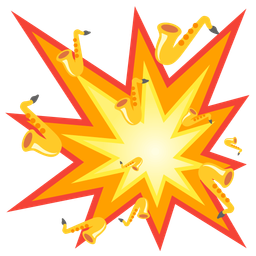 collision and saxophone