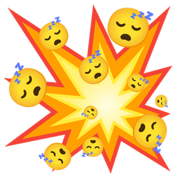 collision and sleeping face