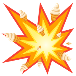 collision and soft ice cream