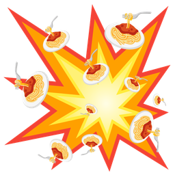 collision and spaghetti