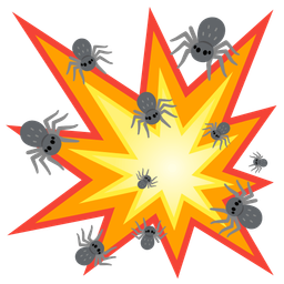 collision and spider