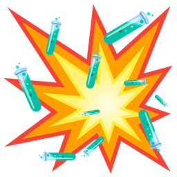 collision and test tube