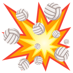 collision and volleyball