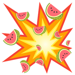 collision and watermelon