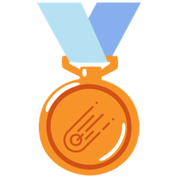 comet and 3rd place medal