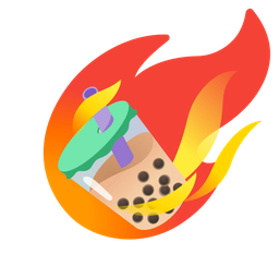 comet and bubble tea