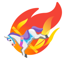 comet and carousel horse