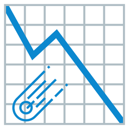 comet and chart decreasing