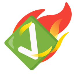 comet and check mark button