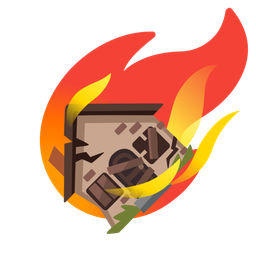 comet and derelict house