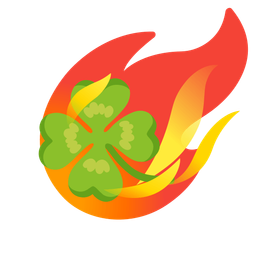 comet and four leaf clover