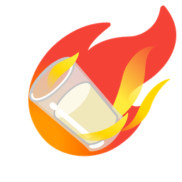 comet and glass of milk