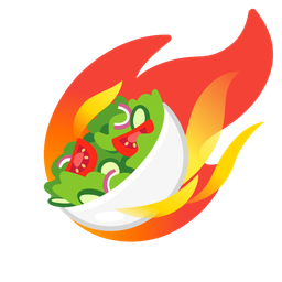 comet and green salad