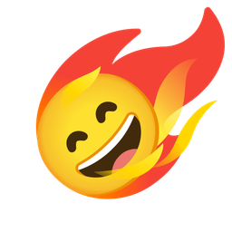 Comet and Grinning face with smiling eyes