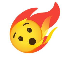 comet and hushed face