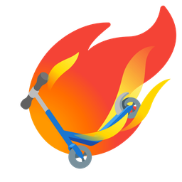 comet and kick scooter