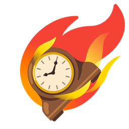 comet and mantelpiece clock