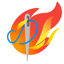 comet and sewing needle