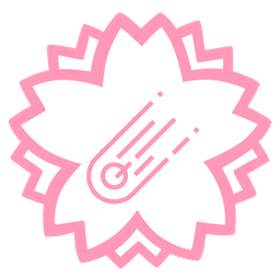 comet and white flower