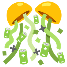 confetti ball and battery