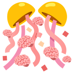 confetti ball and brain