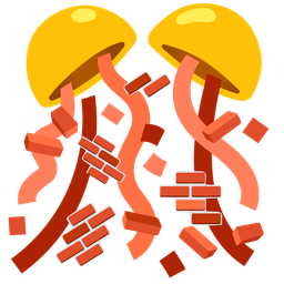 confetti ball and brick