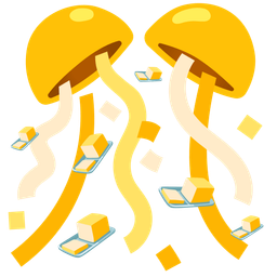 confetti ball and butter