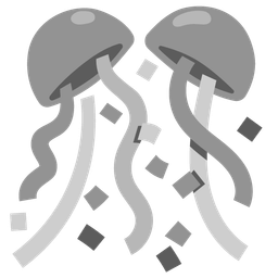 confetti ball and grey heart