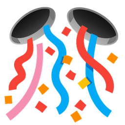 confetti ball and hole